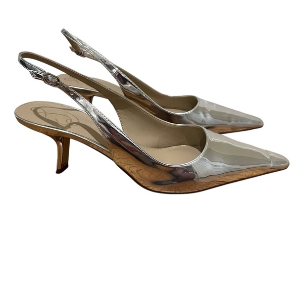 Sam Edelman Silver Heels - Picture 4 of 12